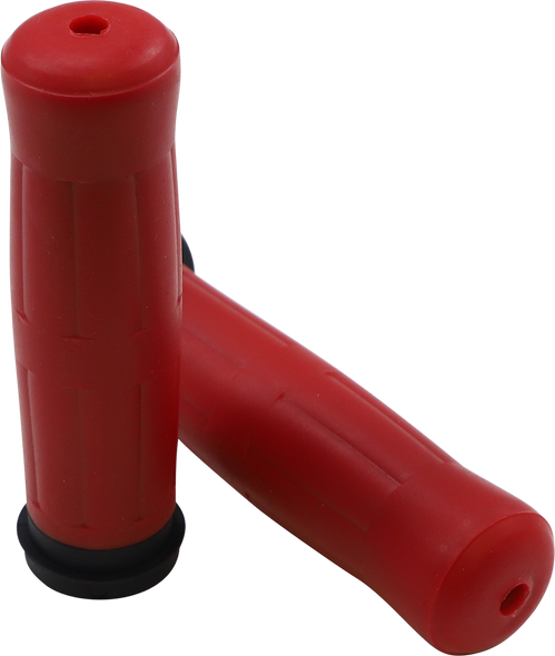 Avon Grips Old-69-Red-Fly Old School Rubber Grips - Throttle-By-Wire - Red