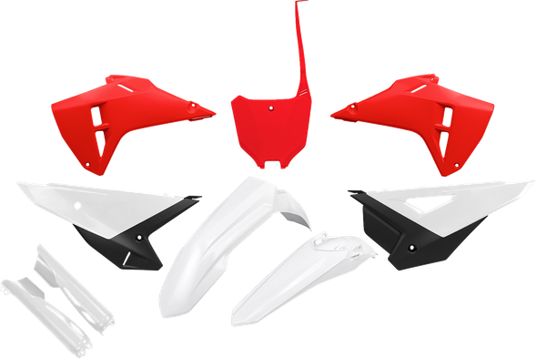 UFO HOKIT127F@333 Body Kit - White/Red/Black - for Honda - Crf 25-26