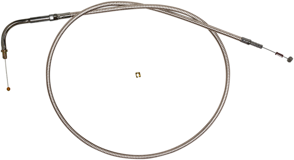 Magnum Shielding 54226 Polished Stainless Steel Braided Idle Cable - 48-1/2"