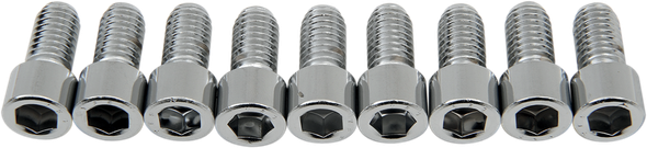 Drag Specialties DS-190552S Bolts - Socket-Head - Smooth - 3/8-16 x 3/4"