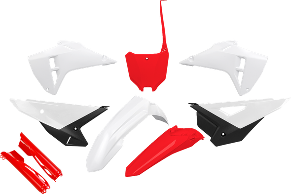 UFO HOKIT127F@222 Body Kit - White/Red/Black - for Honda - Crf 25-26