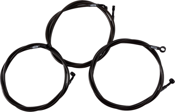 LA Choppers LA-8059B19M Brake Line - Midnight