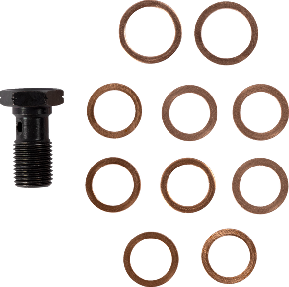 LA Choppers LA-8059B19M Brake Line - Midnight