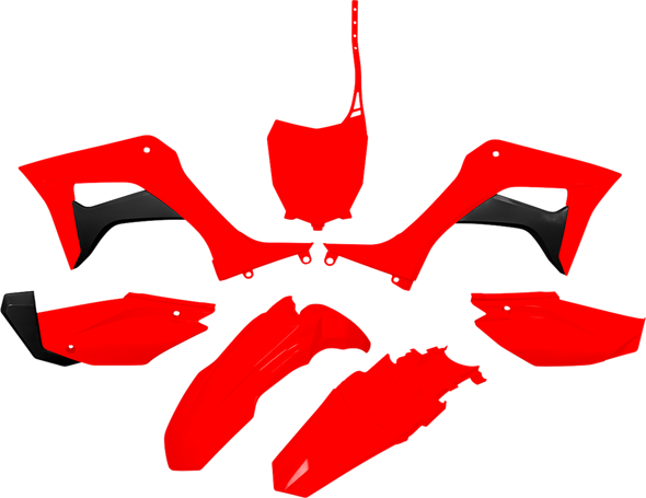 UFO HOKIT124@070 Replacement Body Kit - Red - for Honda - Crf 19-26