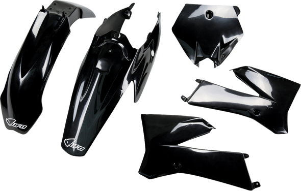 UFO KTKIT535@001 Replacement Body Kit - Black - for Ktm - Sx 25-26