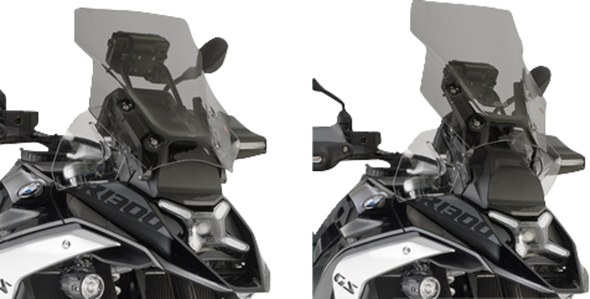 Givi D5143S Windshield - Smoked - for Bmw