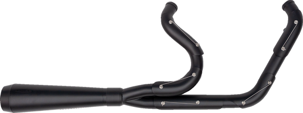 Trask TM-5021BKBK 2-into-1 Assault Exhaust System - Full Black on Black