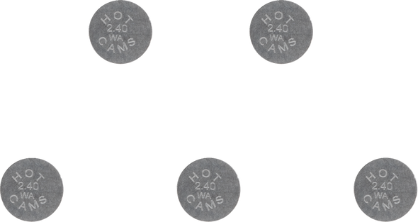 Hot Cams 5PK748240 Valve Shim - 7.48 x 2.40 - 5 pack