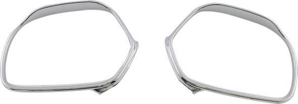 SHOW CHROME 52-683 MIRROR TRIM VISOR CHR