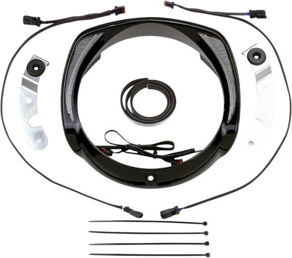 Ciro 45206 Headlight Bezel - Black
