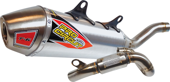 PRO Circuit 0152225G T-6 Exhaust System - Stainless Steel