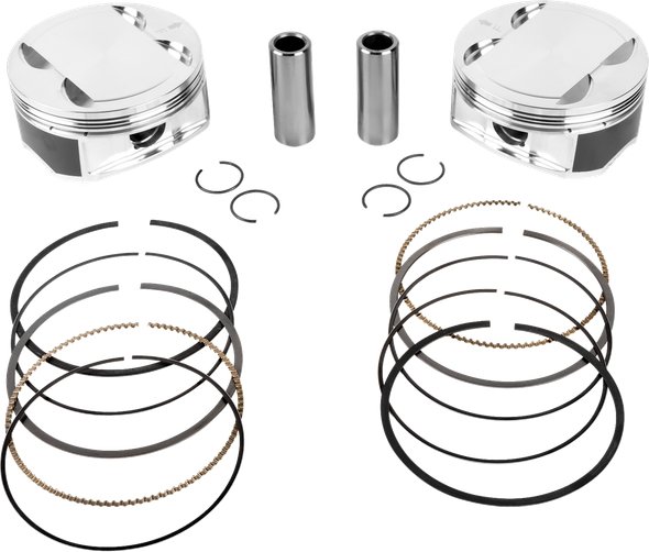Je Pistons 398730 Piston Kit - 4.250" Bore - 4.375" Stroke - 11.5:1 Cr - 114" M8