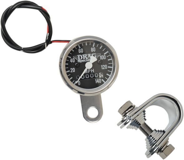 DRAG SPECIALTIES 7805-6845 1 7/8" MINI SPEED-O BLACK