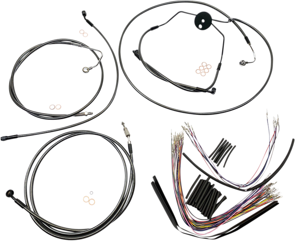 Magnum Shielding 487001 Black Pearl Designer Handlebar Installation Kit - 08-12