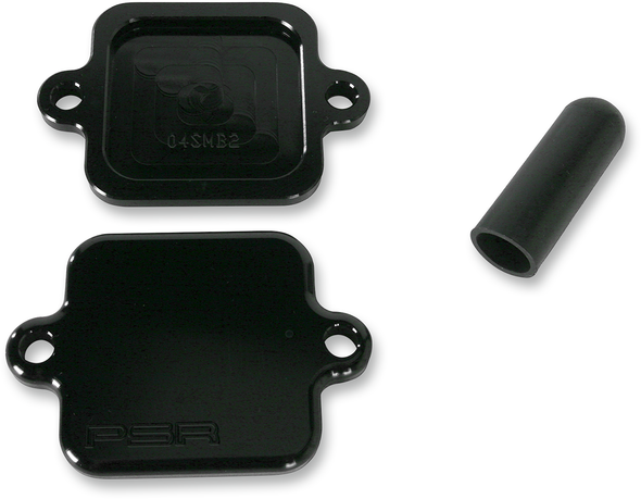 PSR 04-01351-22 Block Off Plate - Black - for Kawasaki