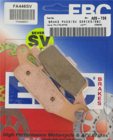 EBC FA446SV BRAKE PAD EBC FA446SV