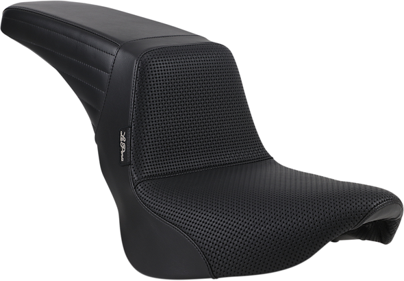 Le Pera LYR-590BW Basketweave Kickflip Seat for 18-20 Softail FXLR FLSB
