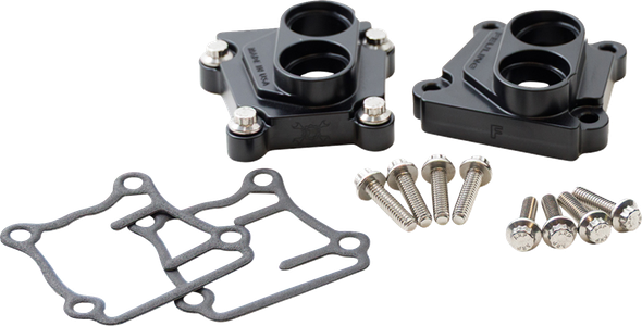 Feuling Parts 9190 Lifter Block Covers - Black - 99-17 Twin Cam