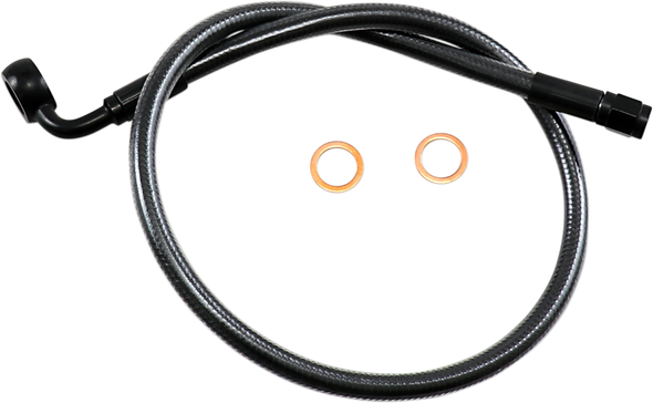 Magnum Shielding AS478024 Brake Line - 12mm-90° - 24" - Black Pearl