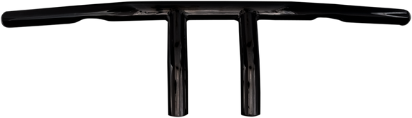 Emgo 07-93420B 1" T-Bar Handlebar - 4" - Dimpled - Black
