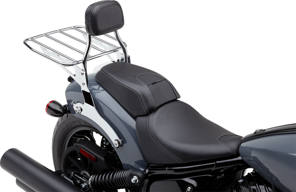 Cobra 502-2012 Detachable Backrest - Mini - Chrome - Chieftain