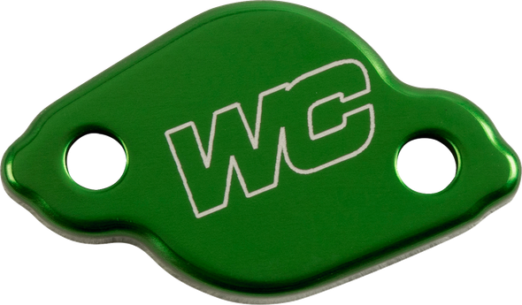Works Connection 21-718 Rear Brake Cap - Green - for Kawasaki