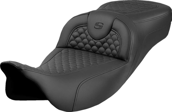 Saddlemen 808-07B-20900 Roadsofa Ext Reach Seat - w/o Backrest - FLH/FLT 08-24