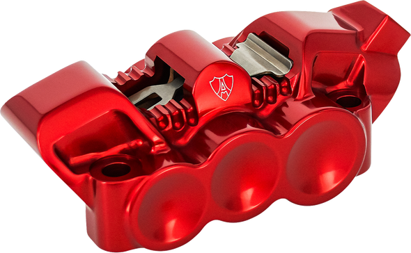 Arlen Ness 320-139 Monoblock Radial Brake Caliper - 100 mm - Right - Red