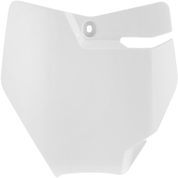 Acerbis 2449406811 Front Number Plate - 20 White