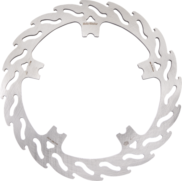 MOTO-MASTER 110766-PU Brake Rotor - Front Right - Flame