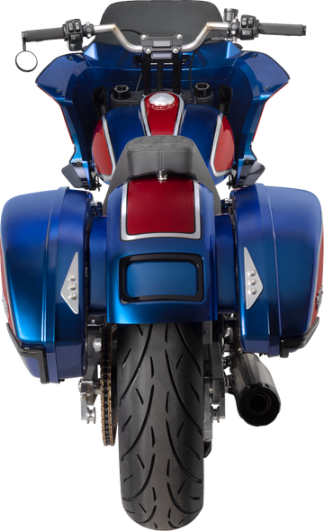 Thrashin Supply Co. Tsc-6025-1 Handlebar Risers - Straight - 6" - Gauge Cutout