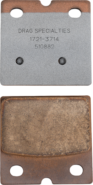 Drag Specialties 1721-3714 Sintered Brake Pads