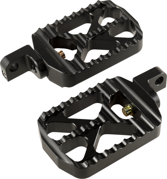 Joker Machine 08-646-3B Bear Claw Foot Pegs - Black - for Harley-Davidson
