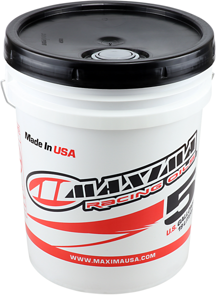 Maxima Racing Oil  58505L Racing Shock Fluid - Light - 5 Gallon - Pail
