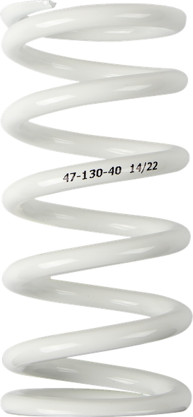 Moose Racing 1312-0944 Shock Spring - 47 mm - 40 n/mm - White