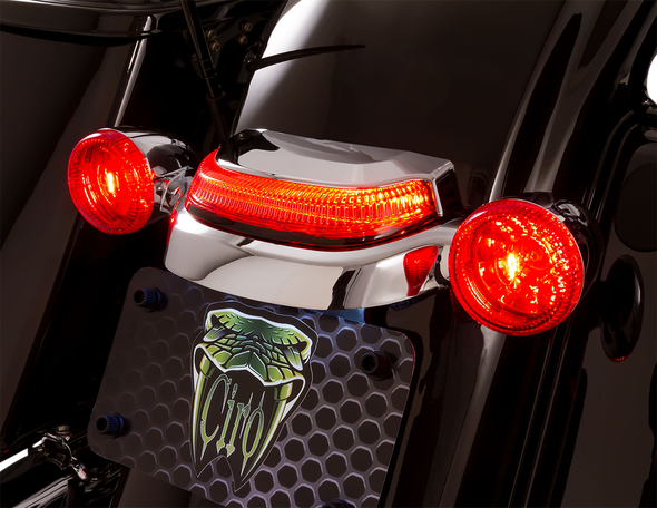 Ciro 40153 Taillight - Smoke Lens - Chrome