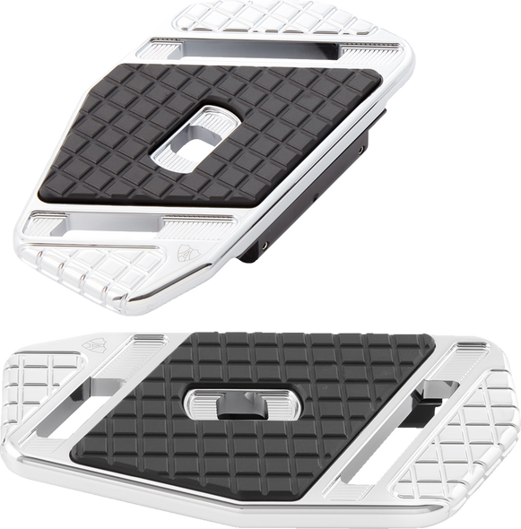 Arlen Ness 410-029 SpeedLiner Passenger Floorboards - Chrome