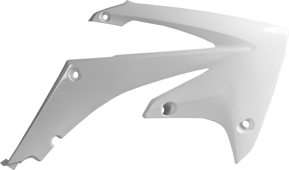 Polisport 8412700002 Radiator Cover - White - CRF 250R/450R