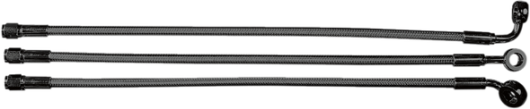 Magnum Shielding 47233 Brake Line - 10 mm-90° - 33" - Black Pearl