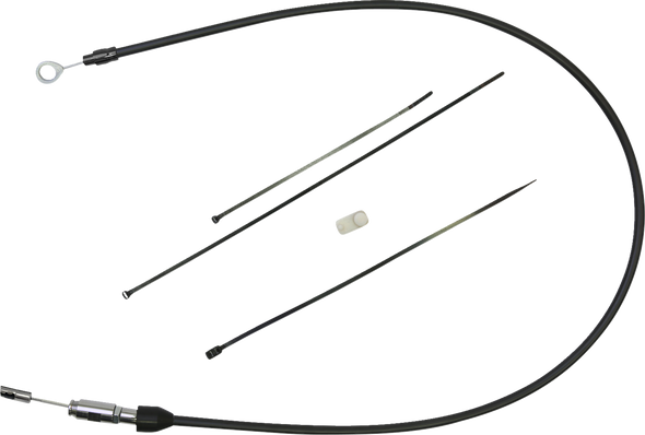 Drag Specialties 0652-2879 Quick Connect Clutch Cable - Upper - Black/Black