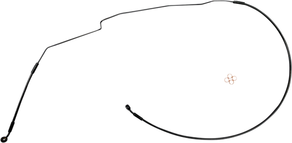 Magnum Shielding SBB1422-46 Brake Line - Black - for Indian