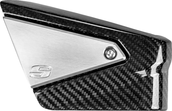 Saddlemen CF-8-0007 Coil Cover - Carbon Fiber - High Gloss Black