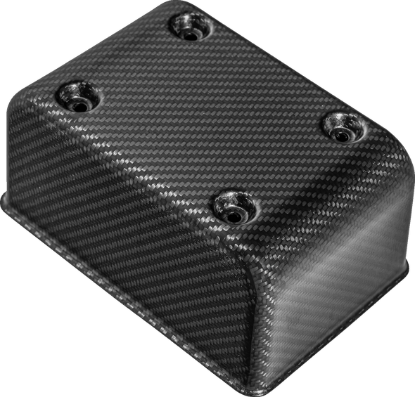Saddlemen CF-899-04-003M Fuse Block Cover - Carbon Fiber - Matte Black