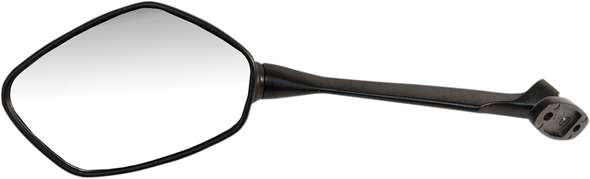Emgo 20-87152 Mirror - Side View - Polygon - Black - Left