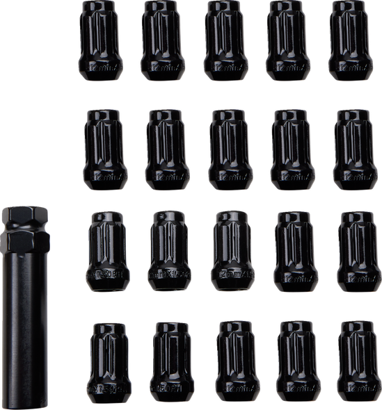 Itp BLUG22BX Lug Nuts - M12 X 1.50 - Splined with Key - 20 Pack