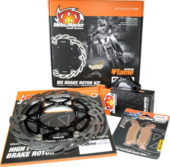 MOTO-MASTER 310022-PU Brake Rotor Kit - Flame Series - 270mm