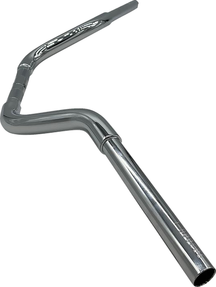Fat Baggers Inc. 903008 1-1/4" Ez Install Round Top Handlebar - 8" - Chrome