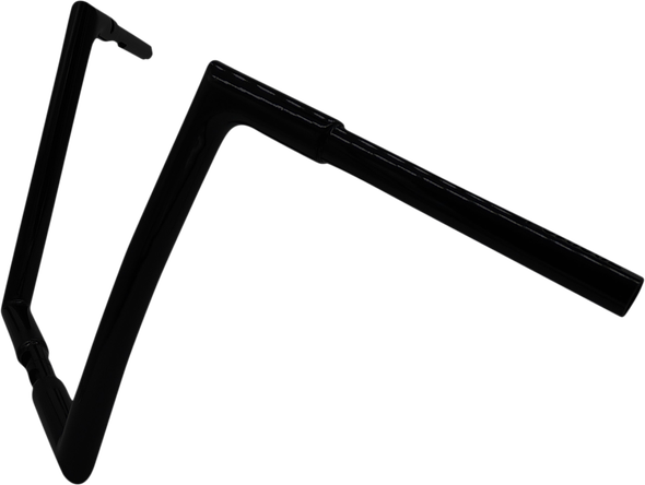 Fat Baggers Inc. 706012-B 1-1/4" Ez Install Flat Top Handlebar - 12" - Black