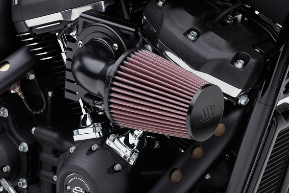 Cobra 606-0103-06B-SB Cone Air Intake - Black - Sportster