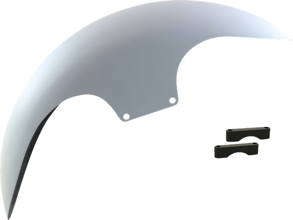 Paul Yaffe Bagger Nation PYO:CAFE-19-13E-B-C Cafe Front Fender - Black Spacers